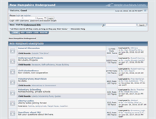 Tablet Screenshot of forum.nhunderground.com